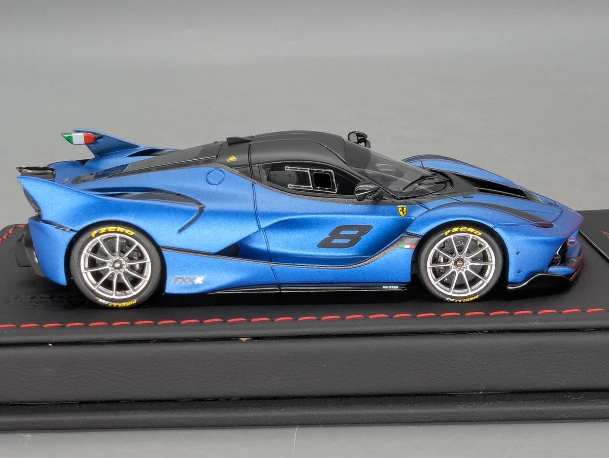 Modellautos 1:43 BBR Deluxe Calsito Ferrari FXX-K Car #8 Blu Corsa Ltd 01/20 OVP