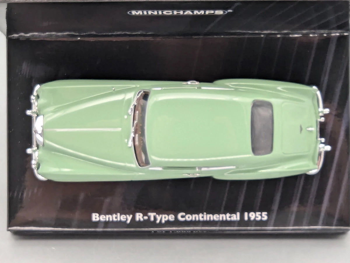 Modellautos 1:43 Minichamps Bentley R-Type Continental 1955 Grün mit OVP