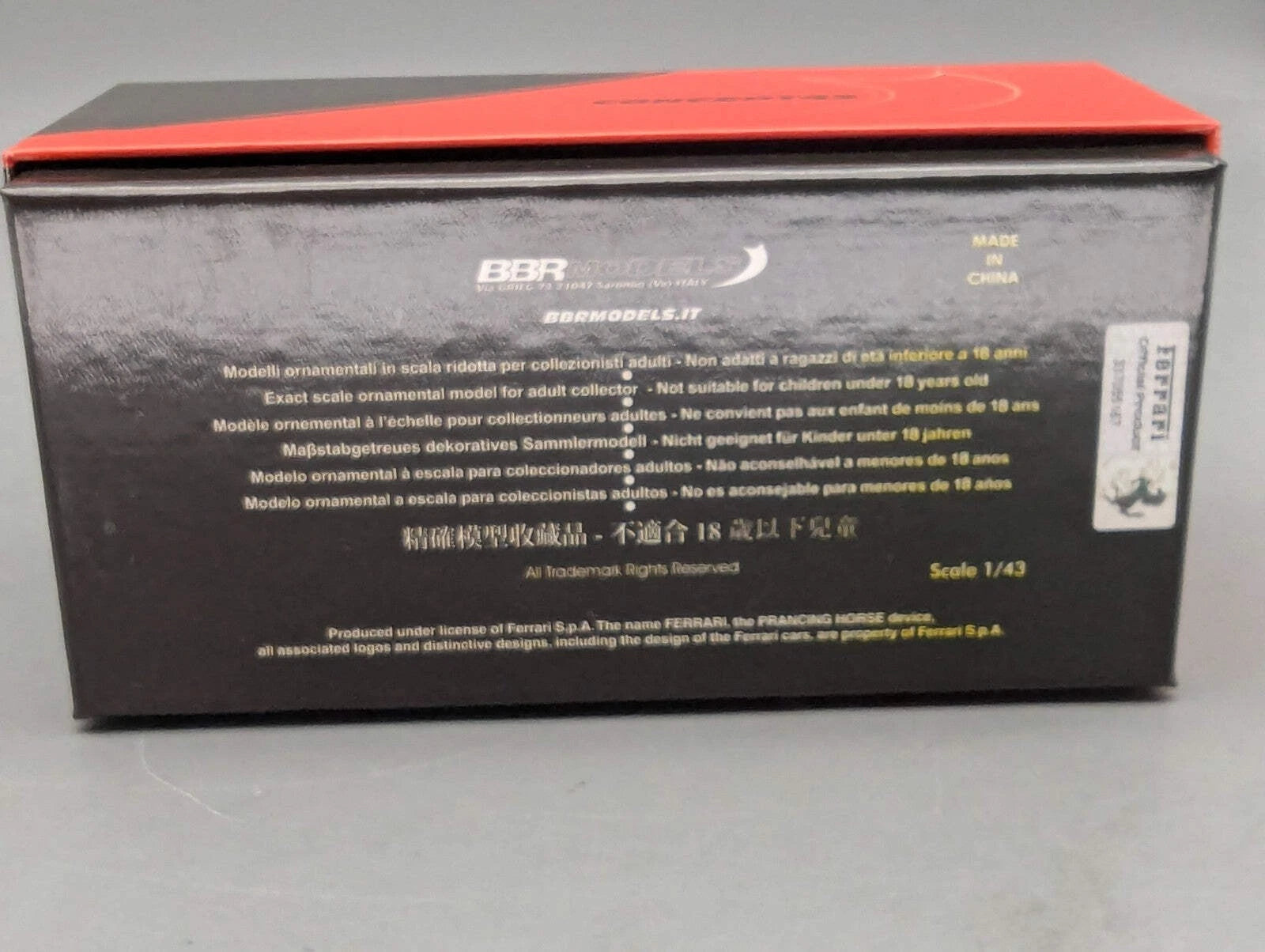 Modellautos 1:43 BBR Concept43 Ferrari Roma Matt Black 22/48 mit OVP