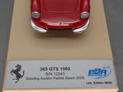 Modellautos 1:43 BBR Ferrari 365 GTS 1969 Gooding Auction 2008 Ltd 00/20 mit OVP