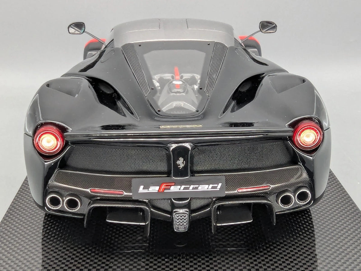 Modellautos 1:12 Amalgam Ferrari La Ferrari Ltd #01/10 Schwarz Zertifikat OVP