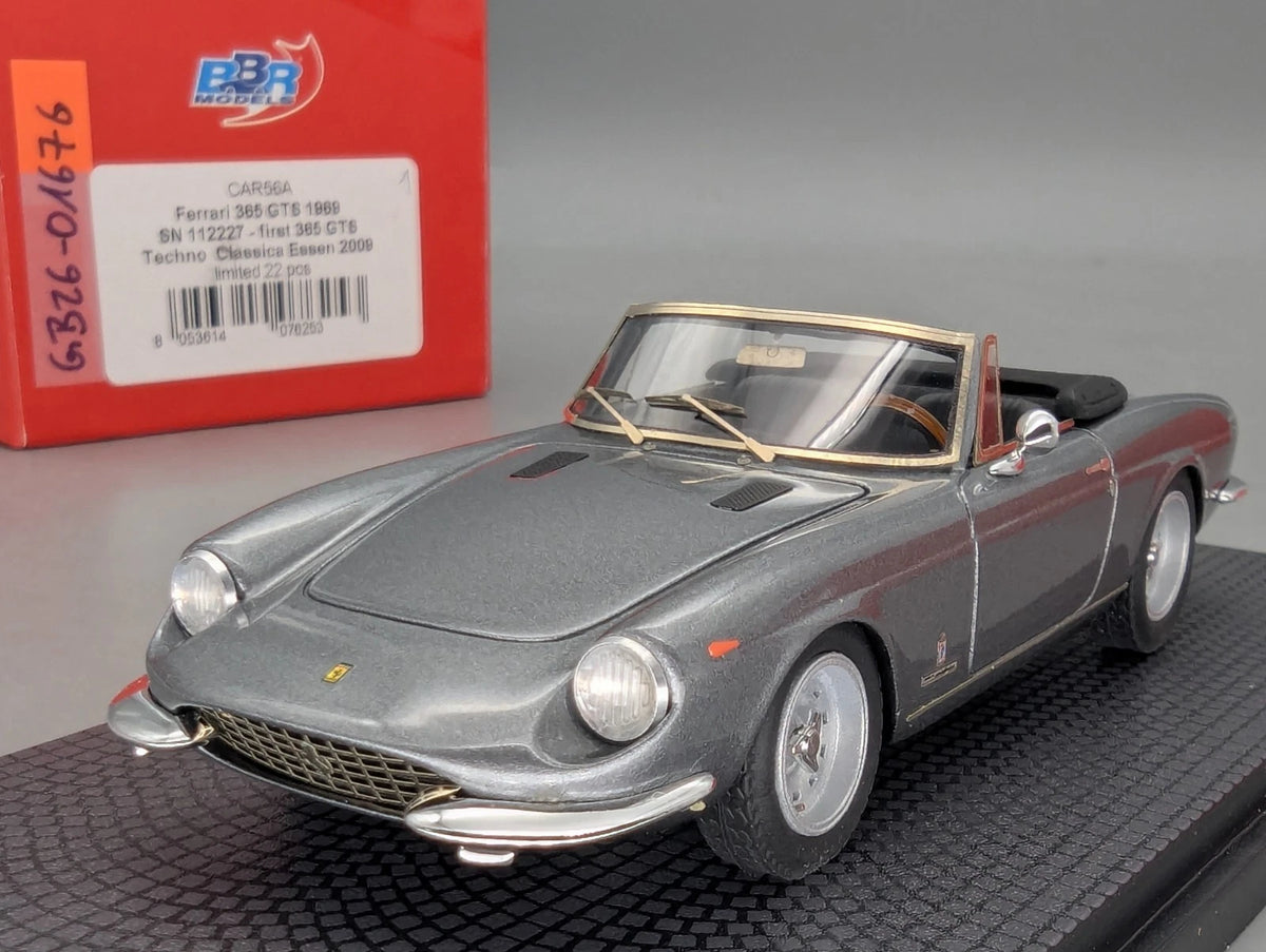 Modellautos 1:43 BBR Ferrari 365 GTS 1969 S/N 112227 First 365 GTS Ltd 01/22 OVP