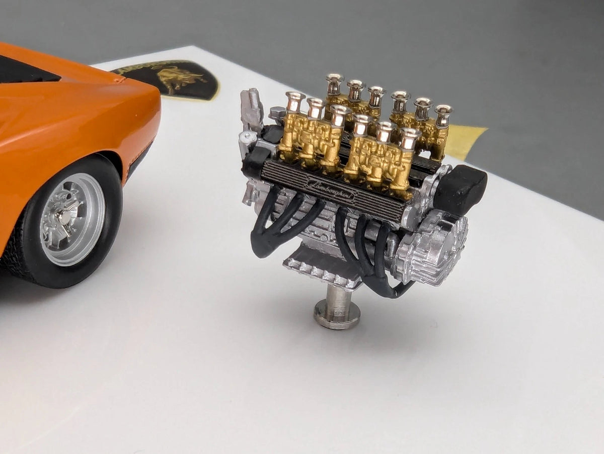 Eidolon Make Up 1:43 Lamborghini Jota SJ Orange Engine Set Ltd 4/100 mit OVP