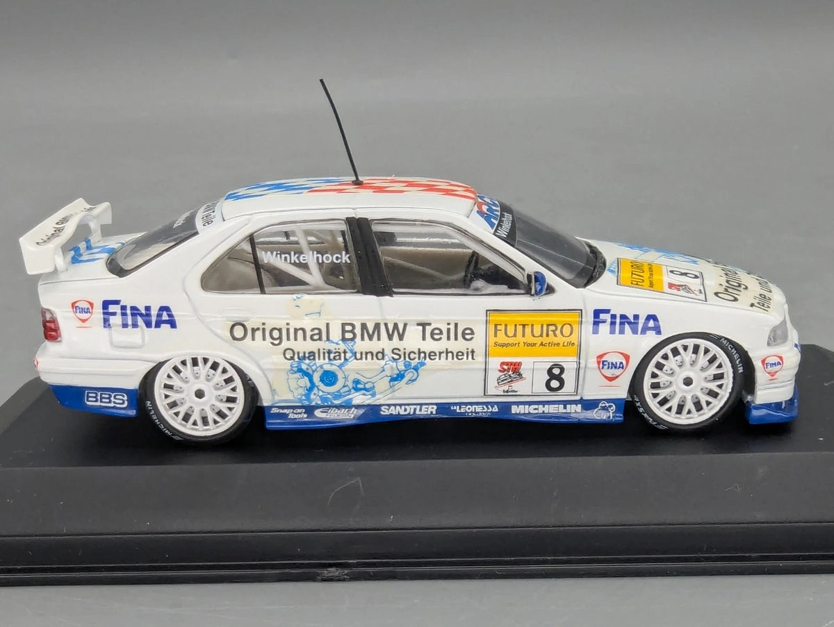 Modellautos 1:43 Minichamps BMW 320i E36 STW 1998 #8 Winkelhock mit OVP