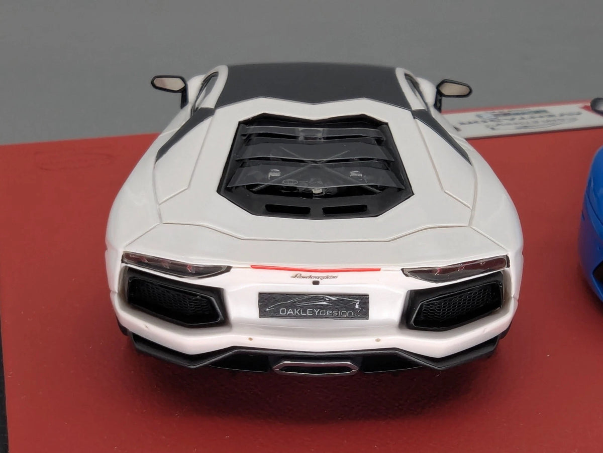 Eidolon Make Up 1:43 Lamborghini Aventador LP760-2 Blau und Weiß 2tlg Set OVP