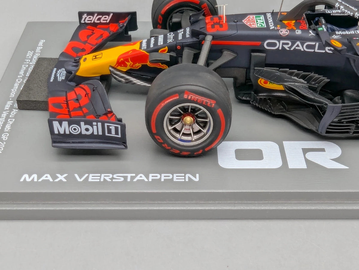 Modellautos 1:18 Spark Honda Red Bull RB16B WINNER Abu D 2021 #33 Verstappen OVP