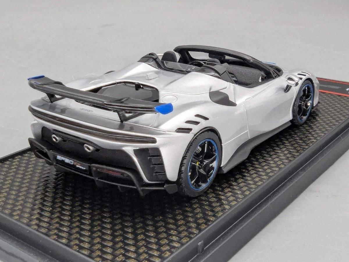 Modellautos 1:43 BBR Concept43 Ferrari SF90 XX Spider Ltd 05/30 Argento NB OVP