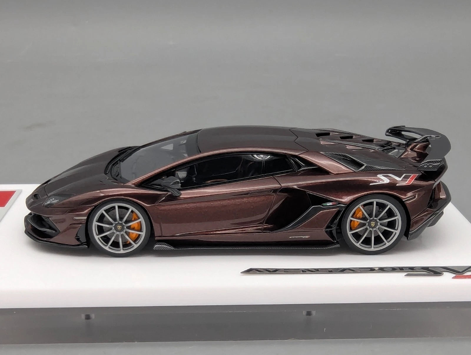 Eidolon Make Up 1:43 Lamborghini Aventador SVJ 2018 Marrone Eklip. Ltd 38/50 OVP
