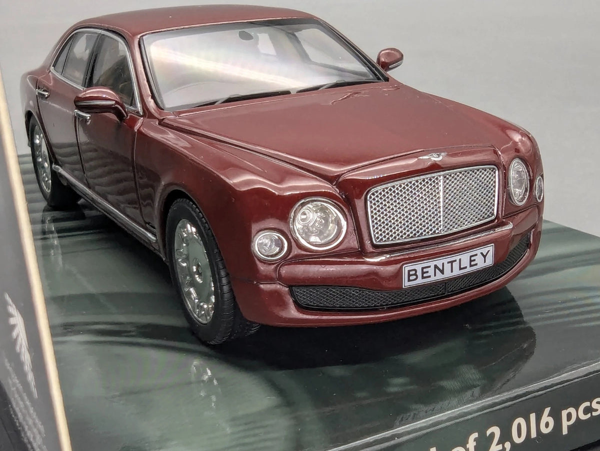Modellautos 1:43 Minichamps Bentley Mulsanne 2010 Rot Red Metallic mit OVP