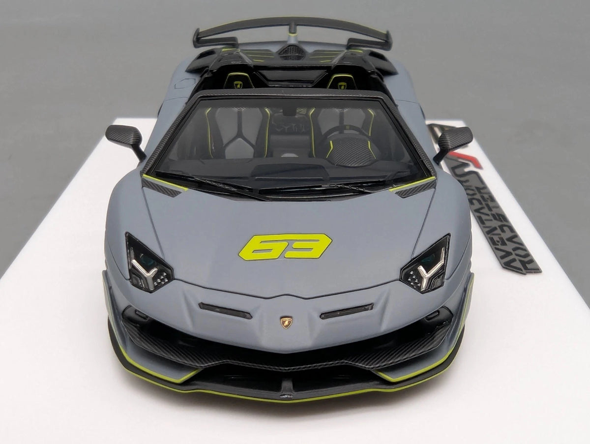 Eidolon Make Up 1:43 Lamborghini Aventador SVJ 63 Roadster 2019 Grigio 63/63 OVP