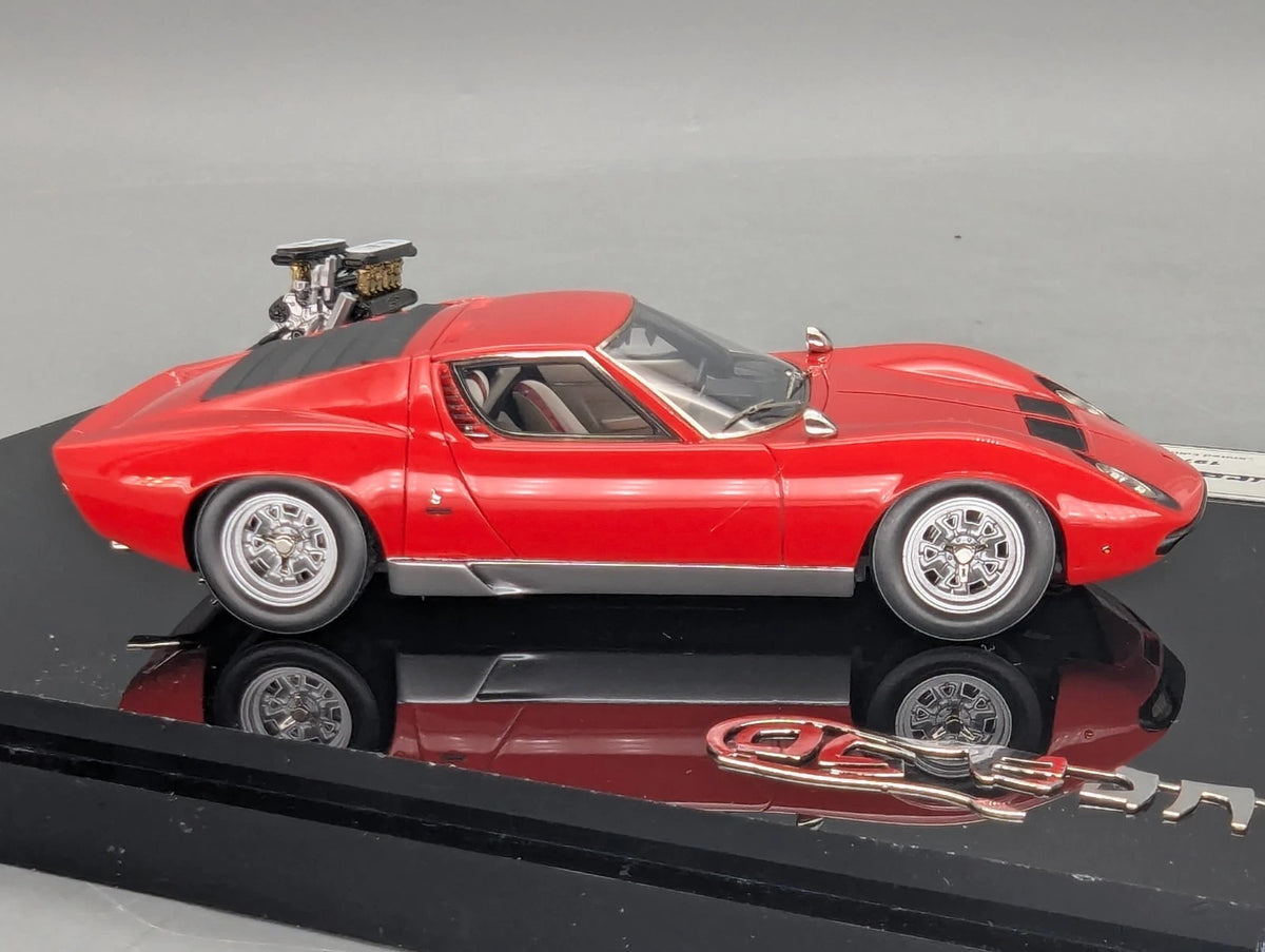 Eidolon Make Up 1:43 Lamborghini Miura P400 SV 1971 Red Engine Set mit OVP