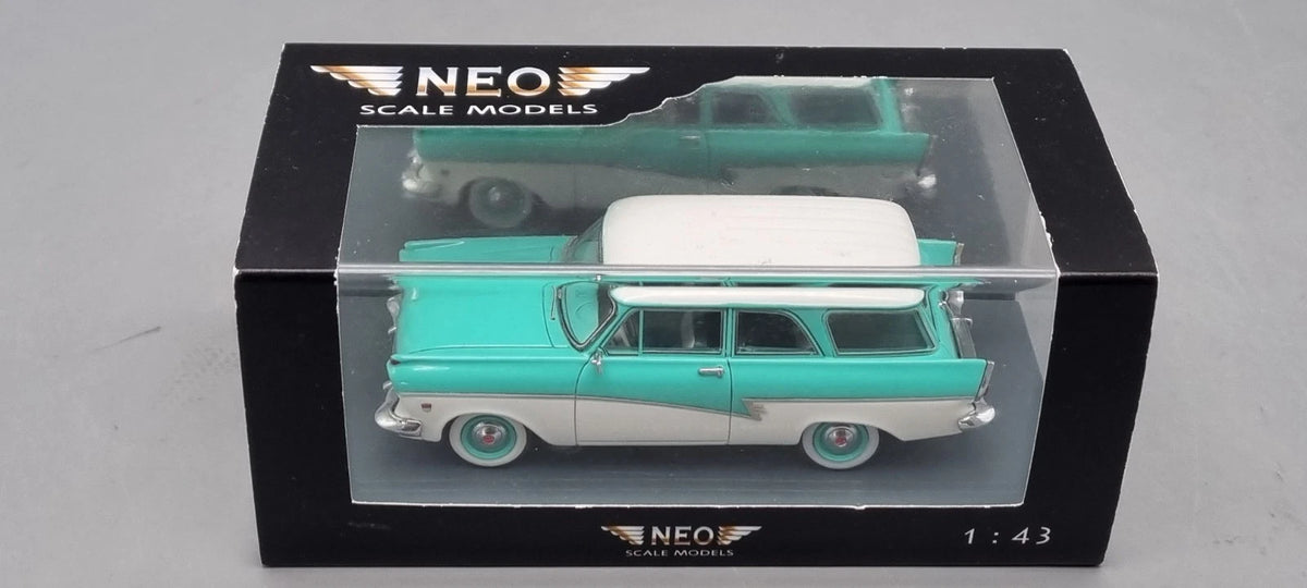 Modellautos 1:43 Neo Scale Models Ford Taunus P2 Kombi OVP