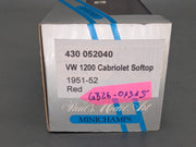 Modellautos 1:43 Minichamps Volkswagen VW Käfer Cabriolet Softtop 1200 1951 OVP