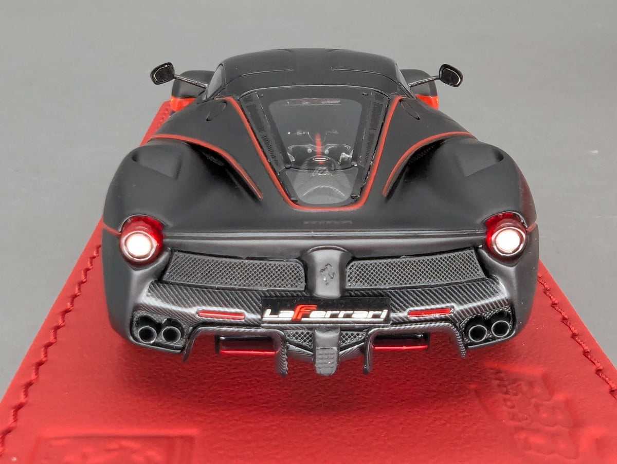 Modellautos 1:43 BBR Deluxe Calsito Ferrari LaFerrari Black Matt Ltd 10/28 OVP