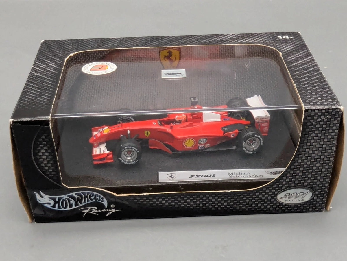Modellautos 1:43 Hot Wheels Racing Ferrari F2001 #1 Schumacher mit OVP