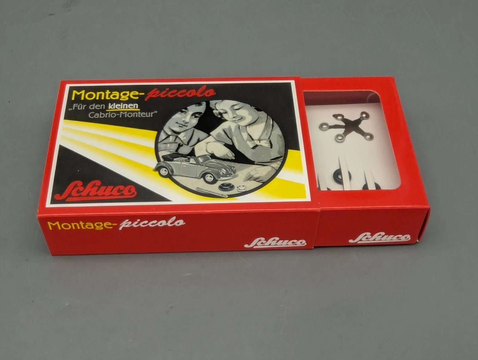 Modellautos 1:90 Schuco Montage Piccolo Volkswagen VW Käfer Cabrio mit OVP