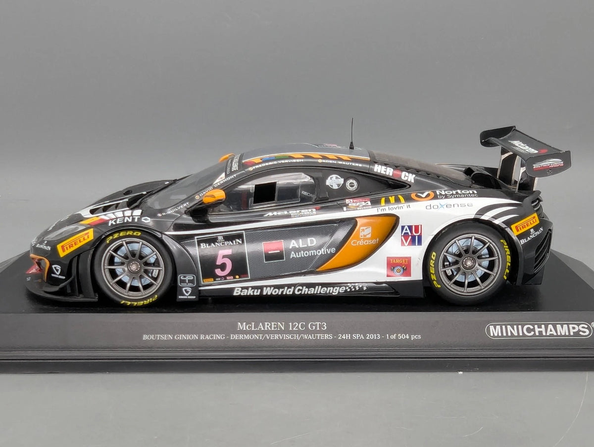 Modellautos 1:18 Minichamps McLaren 12C GT3 24h Spa 2013 #5 mit OVP