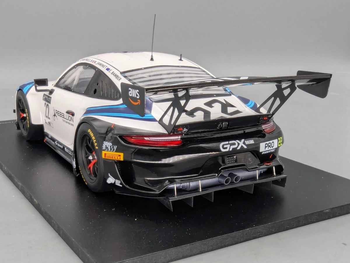 Modellautos 1:18 Spark 18SP129 Porsche 911 GT3 R WINNER 1000km 2021 #22 mit OVP