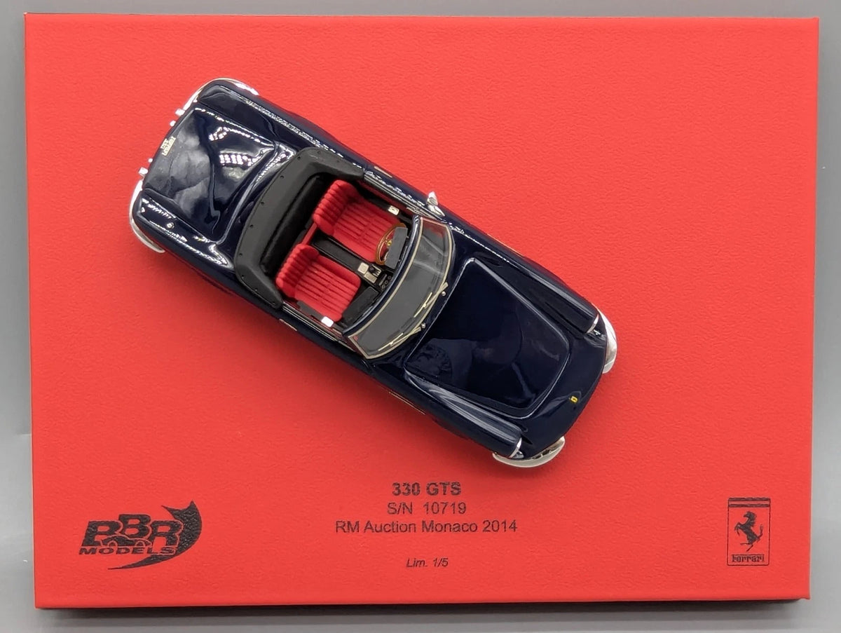 Modellautos 1:43 BBR Ferrari 330 GTS Auction Monaco 2014 Limited 01/05 mit OVP