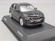 Modellautos 1:43 iScale Skoda Kamiq Schwarz mit Vitrine und OVP