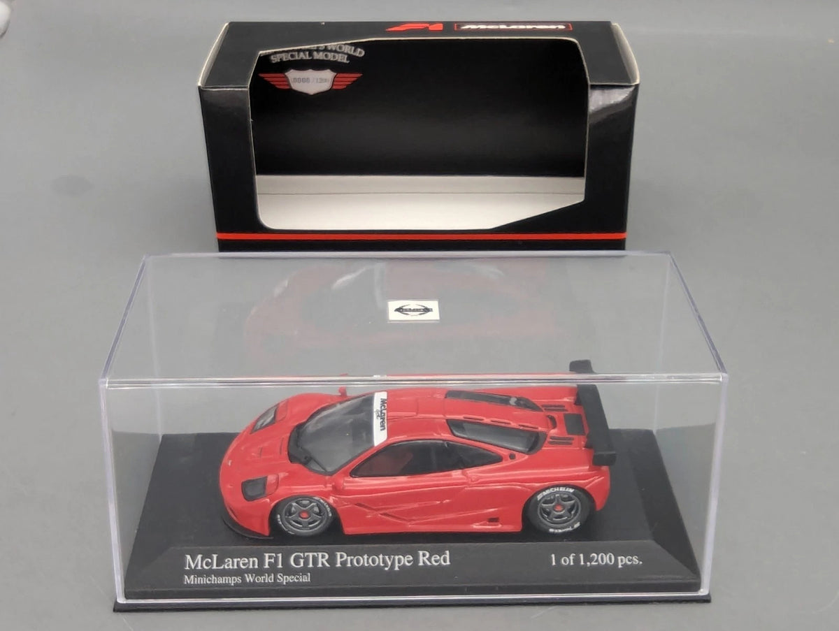 Modellautos 1:43 Minichamps World Special McLaren F1 GTR Prototype Red mit OVP