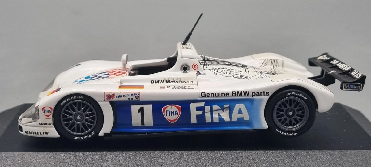 Modellautos 1:43 Minichamps BMW V12 Le Mans #1 Stuck/Soper/Kristensen OVP