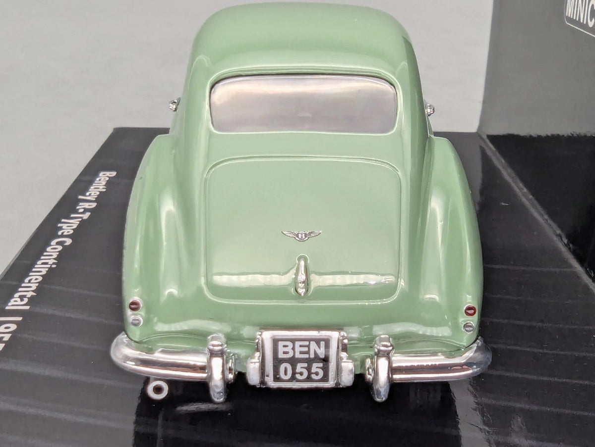 Modellautos 1:43 Minichamps Bentley R-Type Continental 1955 Grün mit OVP