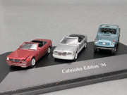 Modellauto H0 1:87 Herpa Mercedes Benz Cabriolet Edition '94 3-tlg Set mit OVP