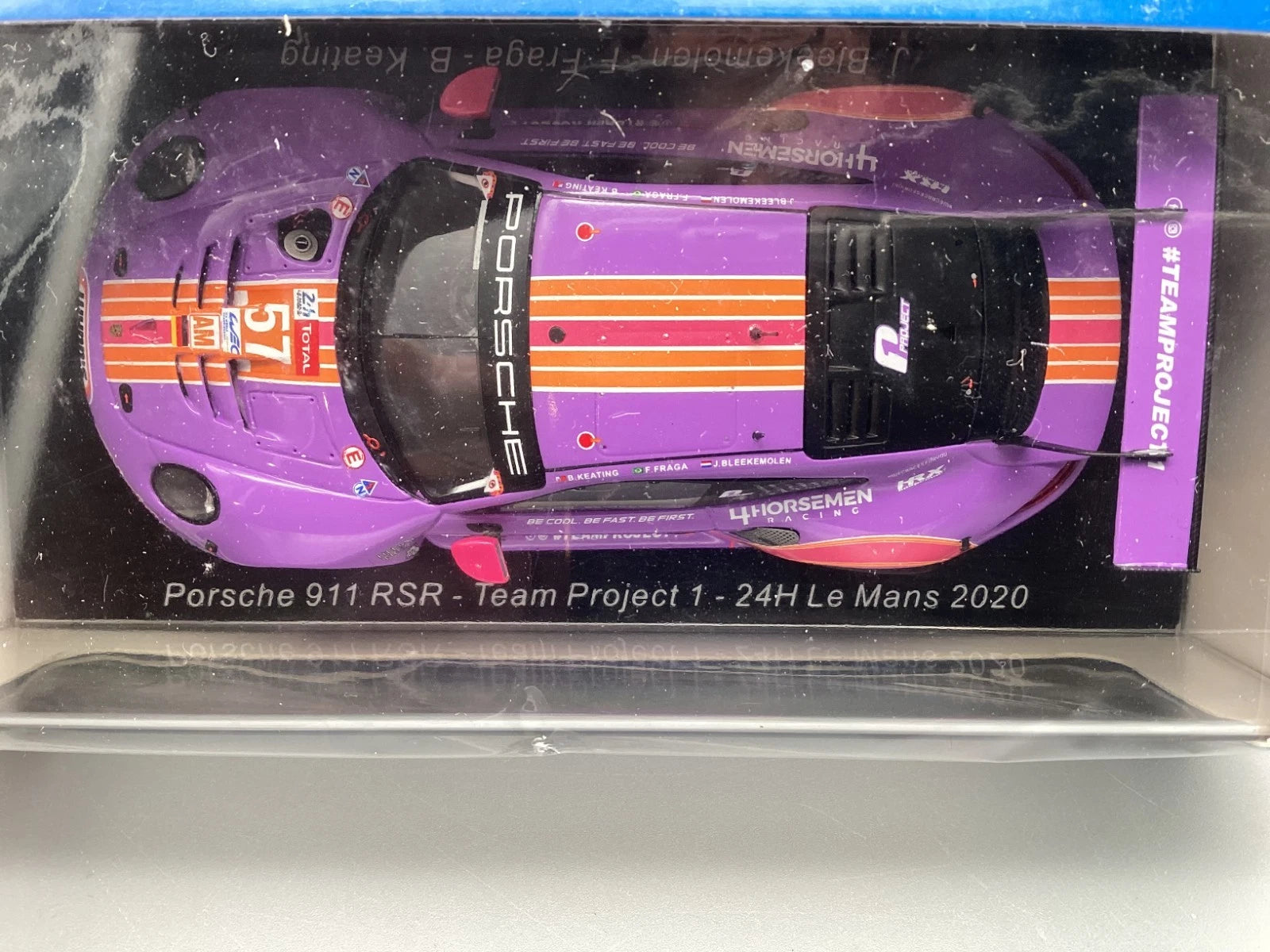 Modellautos 1:43 Spark Porsche 911 RSR Team Project 1 LM 2020 #57 OVP ungeöffnet