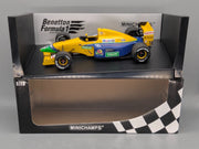 Modellautos 1:18 Minichamps Benetton Ford B191B Early 1992 #19 M. Schumacher OVP