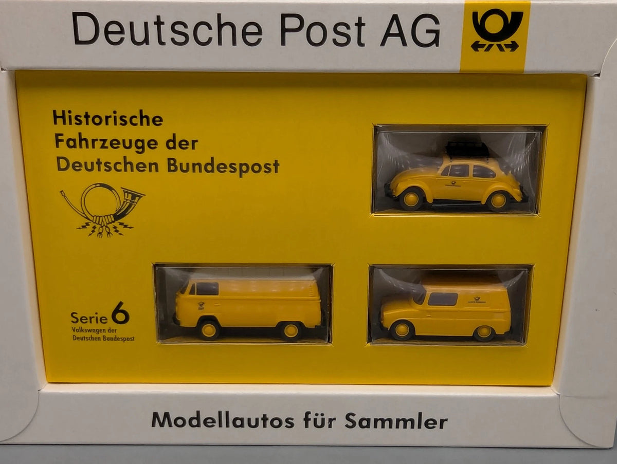Modellautos H0 1:87 Brekina Serie 6 Volkswagen der Deutschen Bundespost mit OVP