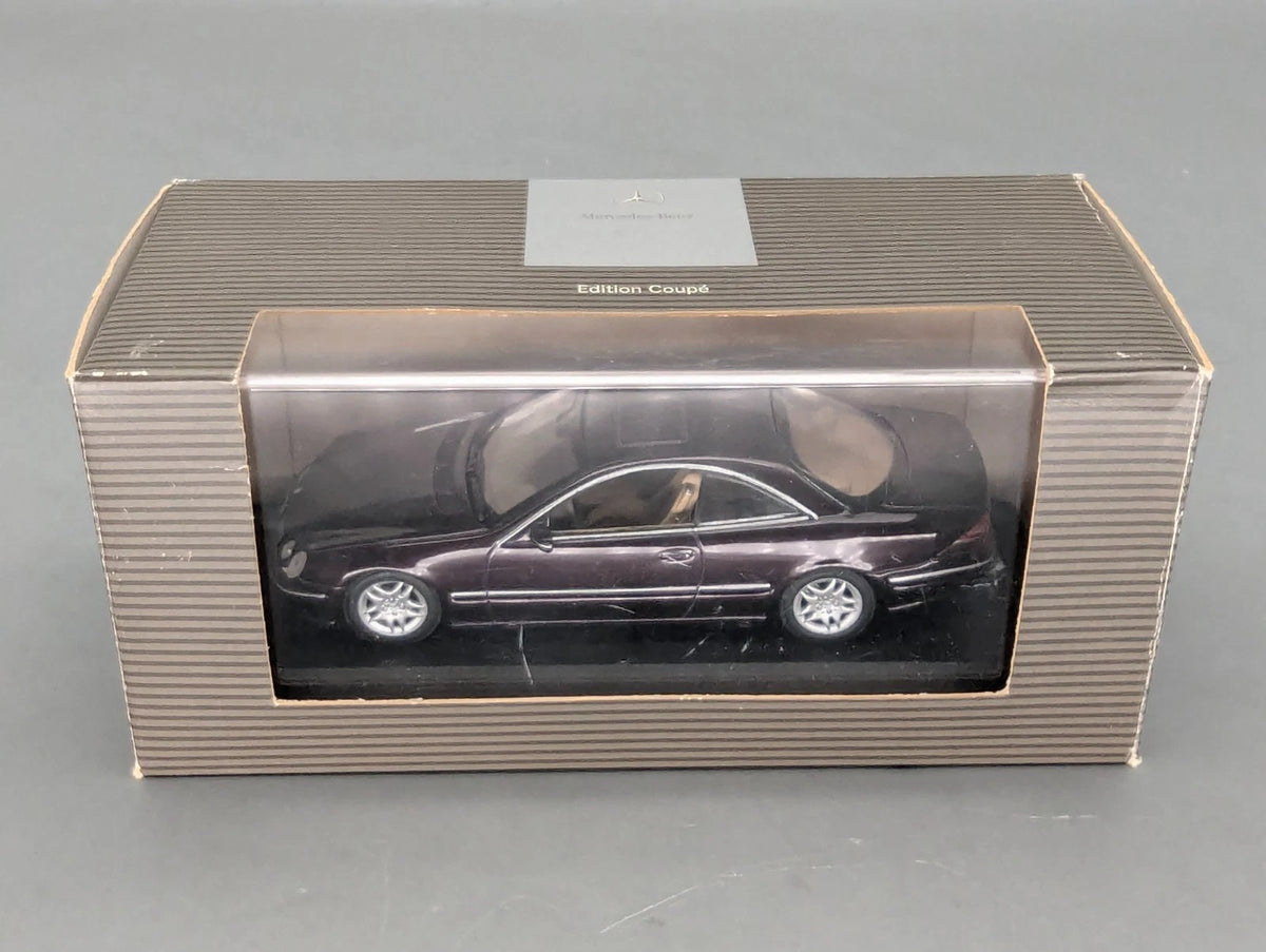 Modellautos 1:43 Minichamps Mercedes Benz CL 500 Dunkel-Violett/Rot Dealer OVP