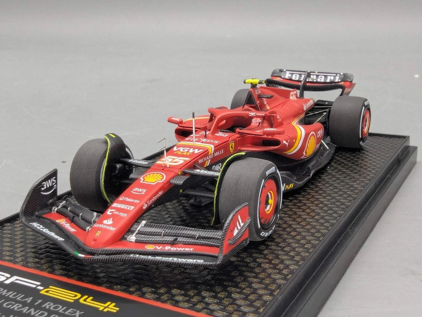 Modellautos  1:43 BBR Concept43 Ferrari SF-24 WINNER GP AUS 2024 #55 Sainz OVP