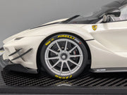 Modellautos 1:12 BBR Ferrari FXX-K EVO Met Italian White Ltd 01/01 Vitrine OVP