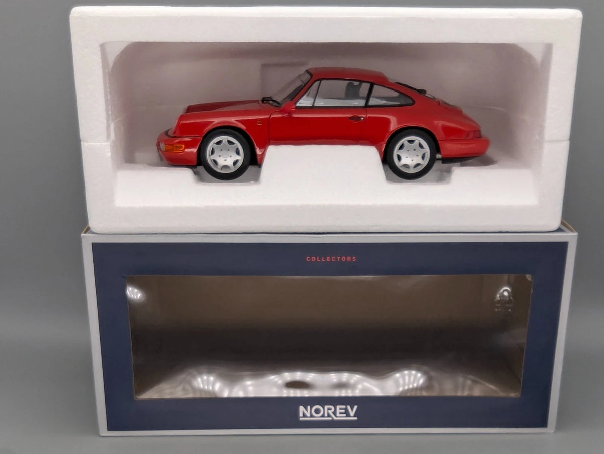 Modellautos 1:18 Norev Porsche 911 Carrera 2 1990 Red mit OVP