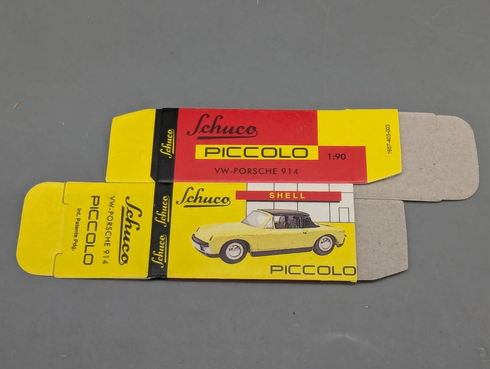 Modellautos 1:90 Schuco Piccolo-Set Gulf Racing VW Käfer und Porsche 914 in OVP