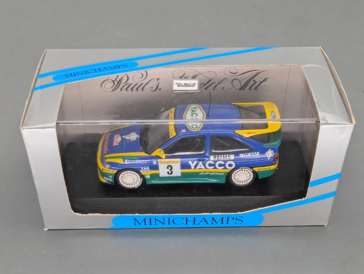 Modellautos 1:43 Minichamps Ford Escort RS Cosworth Gr A WINNER RMC 1996 #3 OVP