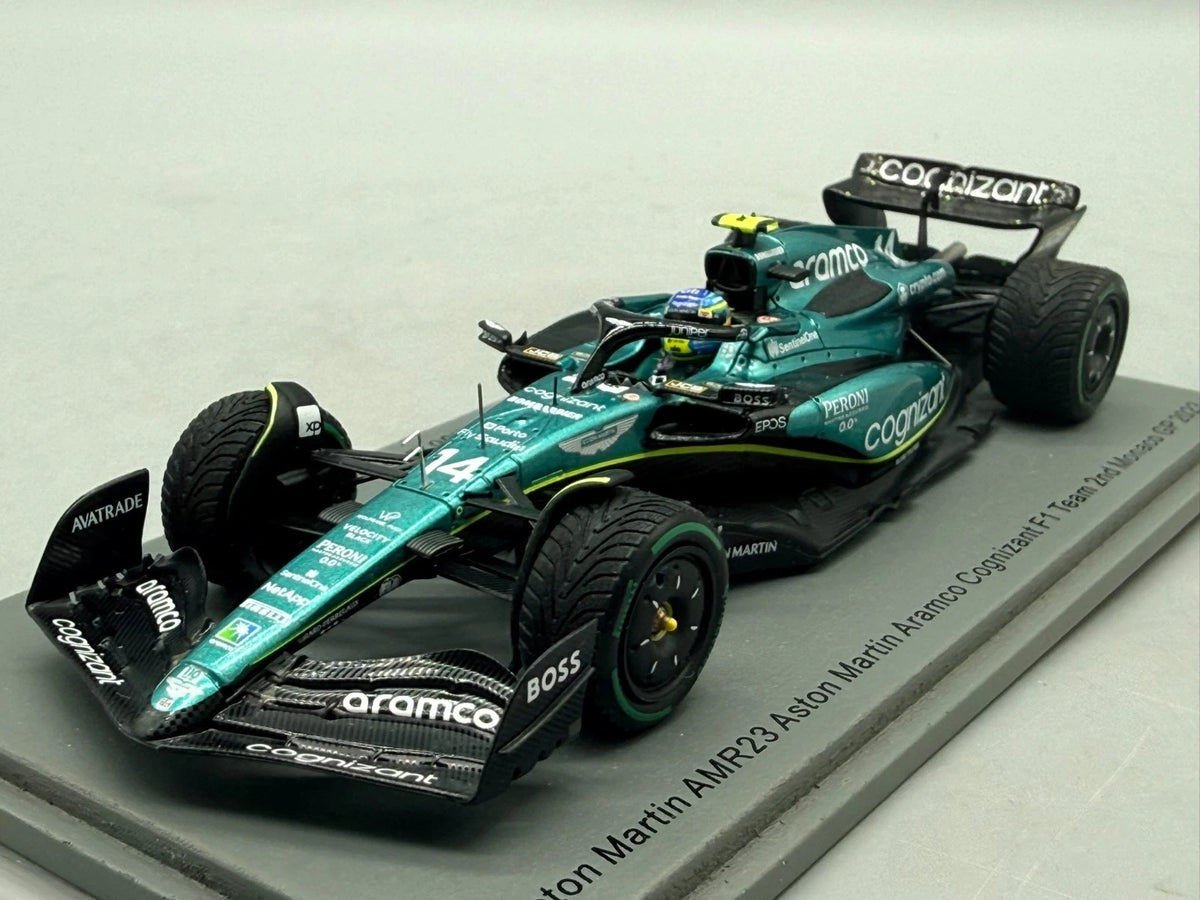 Modellautos 1:43 Spark Aston Martin AMR23 Aramco Cognizant F1 Team GP 2023 + OVP