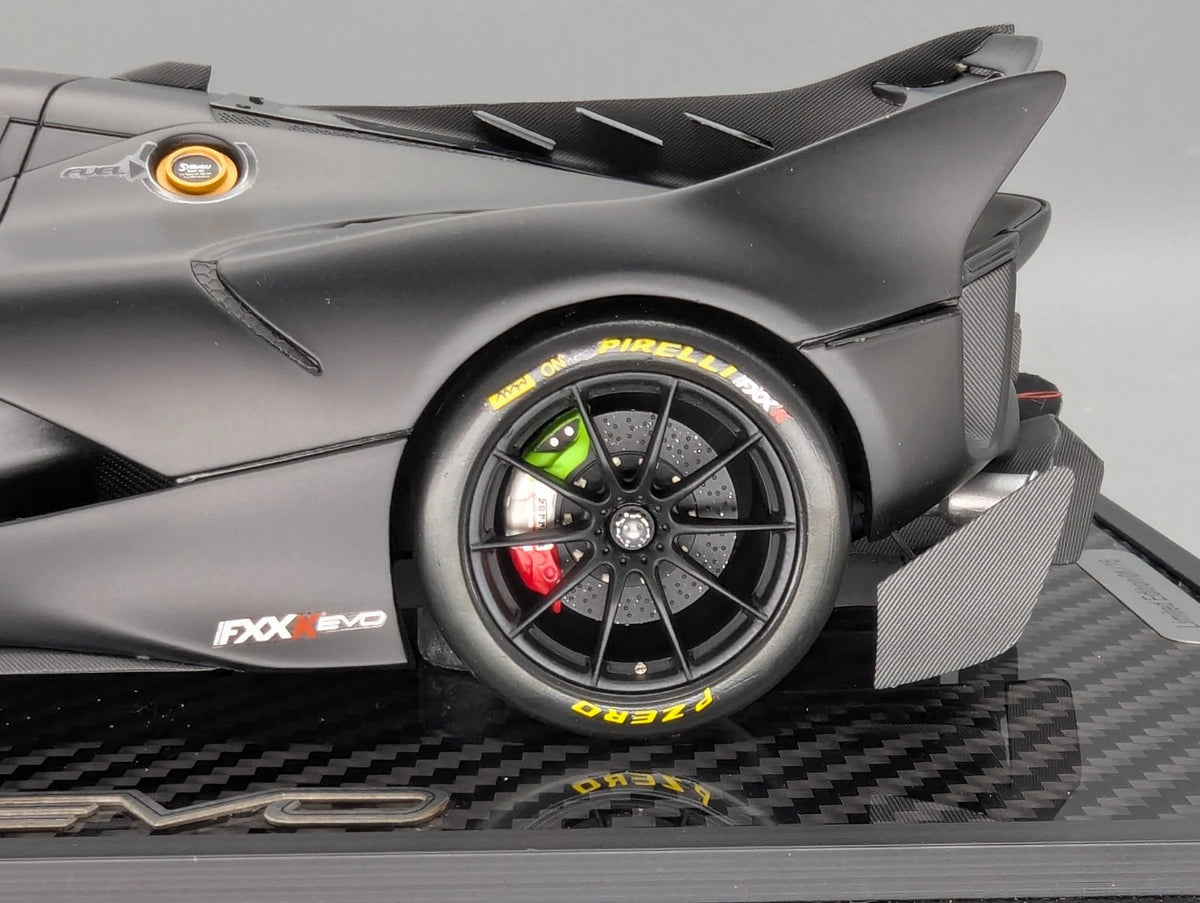Modellautos 1:18 BBR Ferrari FXX EVO Matt Black Ltd 01/15 Stck in OVP