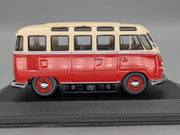 Modellautos 1:43 Minichamps Volkswagen VW Classic Bus T1 Rot Weiß mit Dealer OVP
