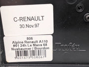 Modellautos 1:43 Trofeu Alpine Renault A110 24h Le Mans 1968 #61 Nusbaumer OVP