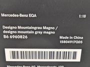 Modellautos 1:18 NZG Mercedes Benz EQA Designo Mountain Grau Magno Dealer OVP