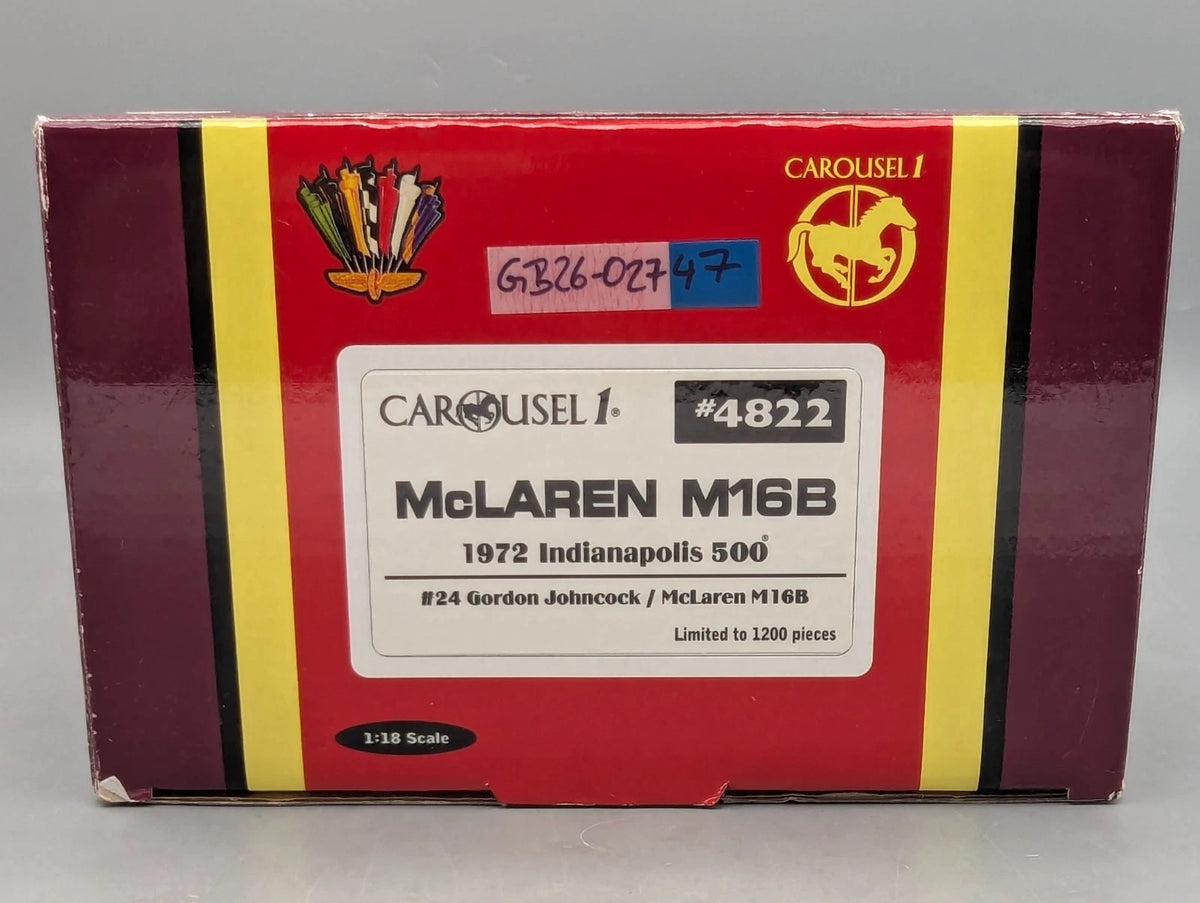 Modellautos 1:18 Carousel McLaren M16B Indianapolis 500 1972 #24 mit OVP