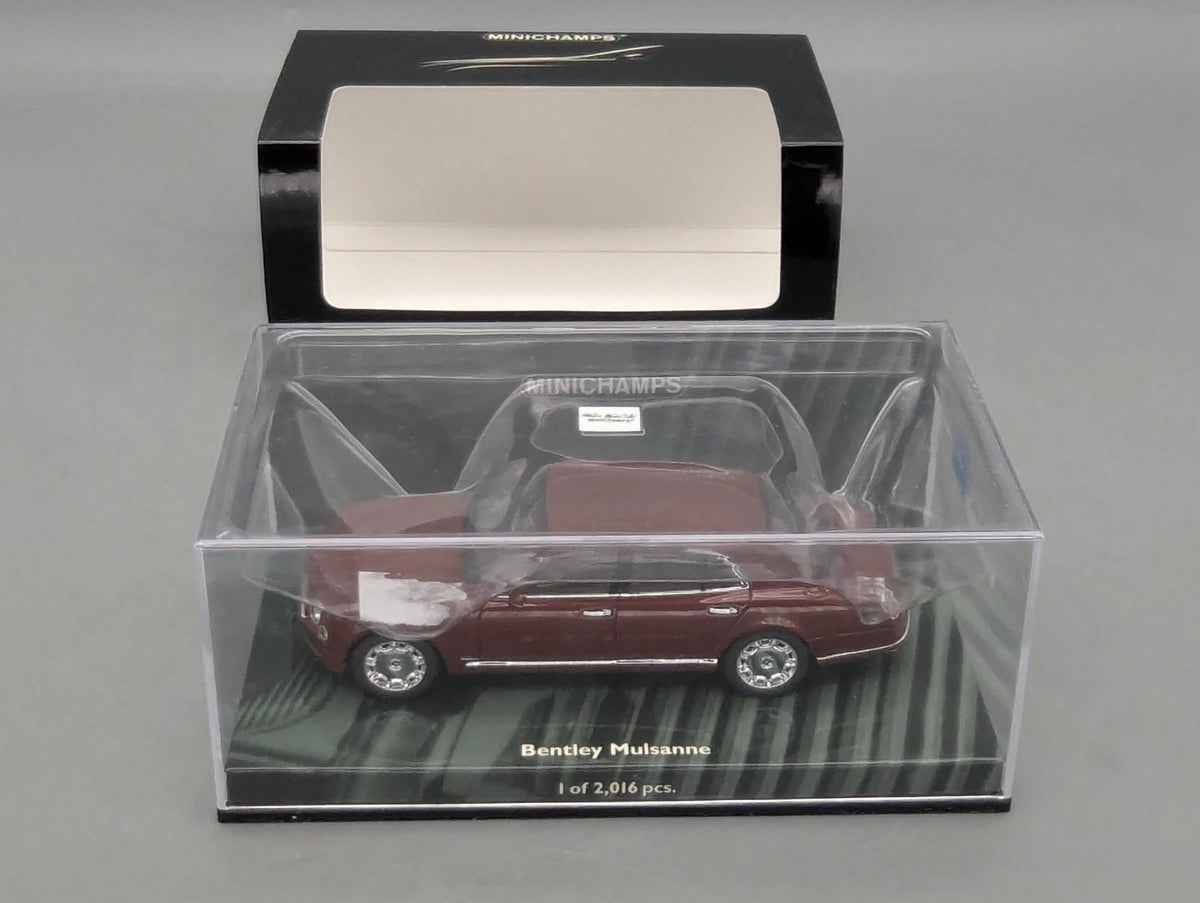 Modellautos 1:43 Minichamps Bentley Mulsanne 2010 Rot Red Metallic mit OVP