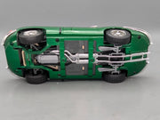 Modellautos 1:18 Bburago Jaguar E 1961 Metallic Grün mit Vitrine