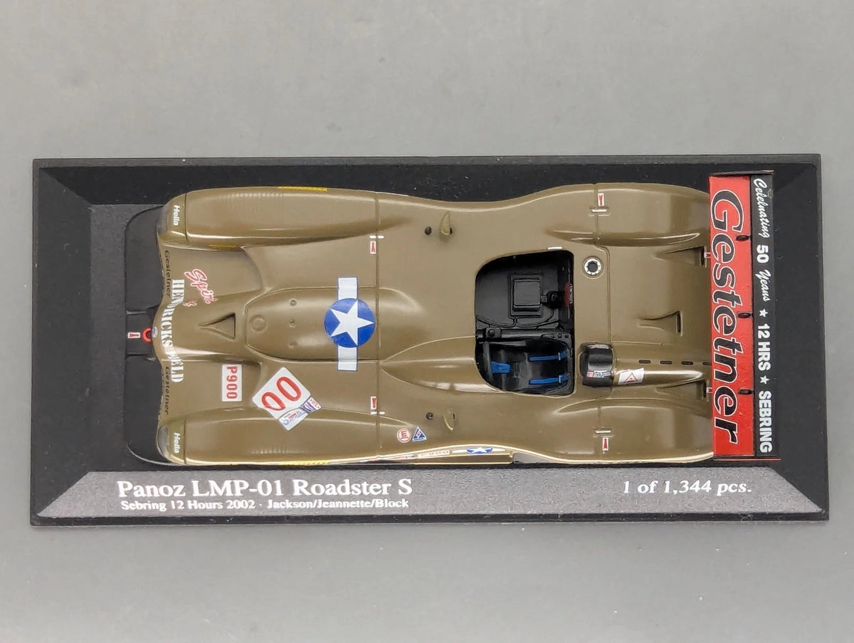 Modellautos 1:43 Action Panoz LMP-01 Roadster S 12h Sebring 2002 #00 mit OVP
