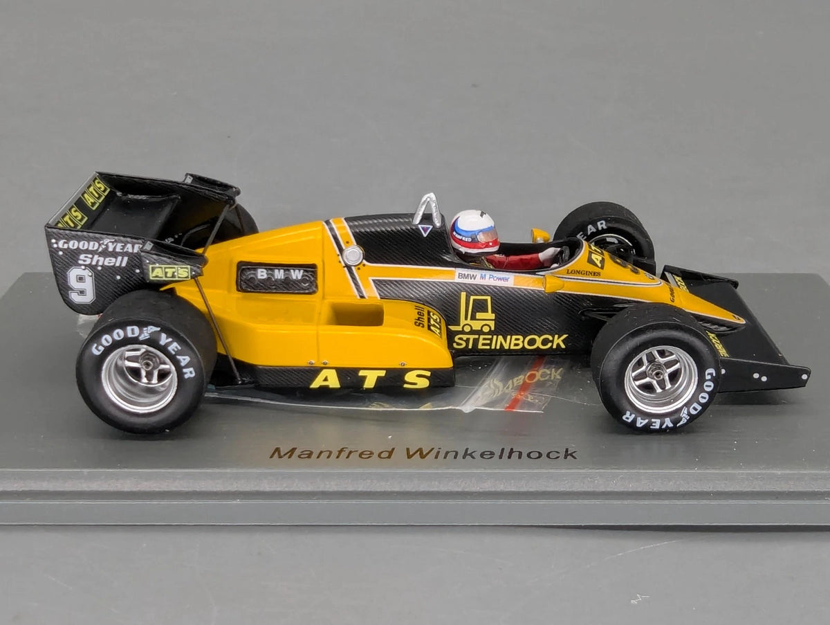 Modellautos 1:43 Spark S3922 ATS D6 European GP 1983 #9 M. Winkelhock OVP