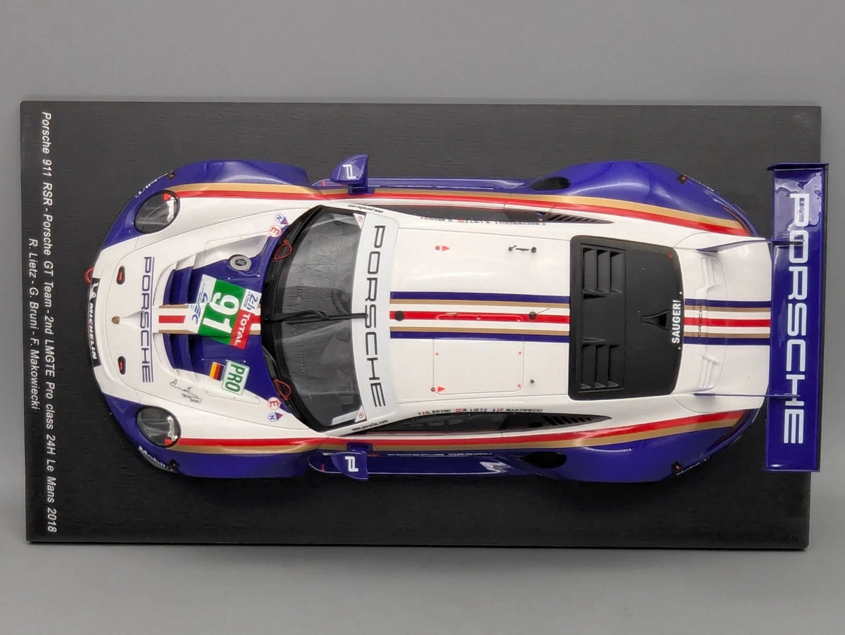Modellautos 1:18 Spark 18S392 Porsche 911 RSR 24h Le Mans 2018 #91 Lietz uA OVP