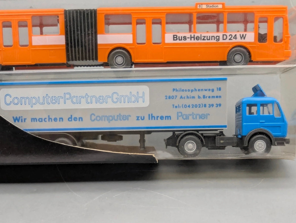 Nutzfahrzeug Modelle 1:87 Wiking Werbemodelle 4er Set 1982/83 OVP