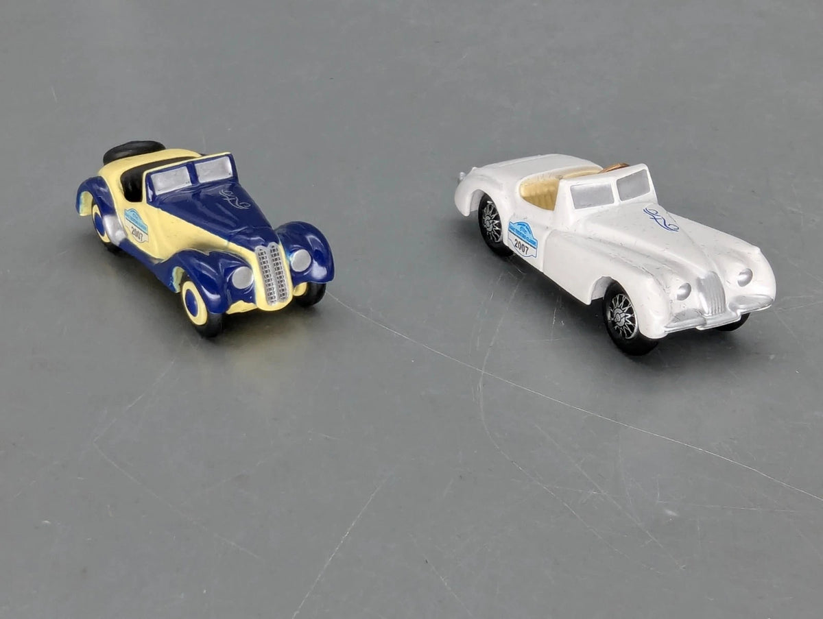 Modellautos 1:90 Schuco Piccolo Set ADAC Trentino Classic 2007 BMW + Jaguar OVP